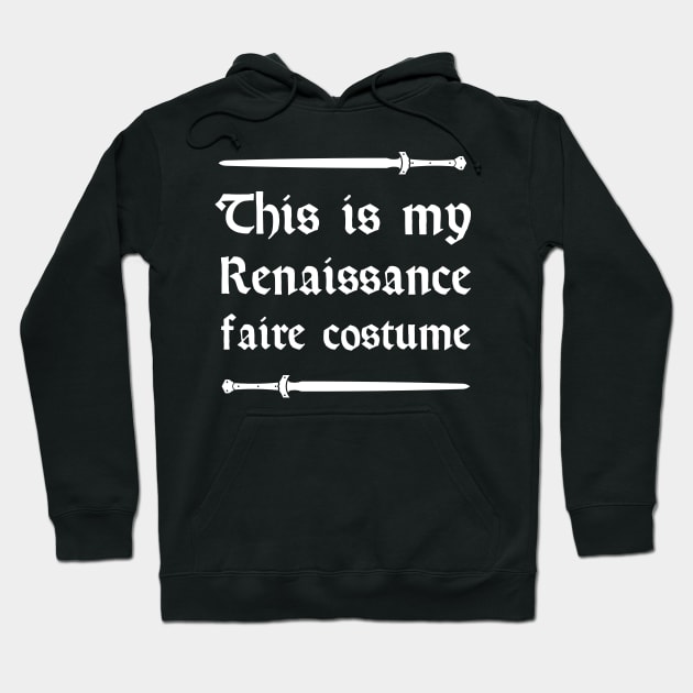 Funny Renaissance Faire Costume Hoodie by MeatMan